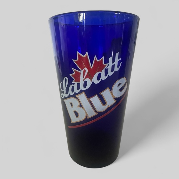 2 Labatt Blue Vintage Beer Glasses - Picture 3 of 7